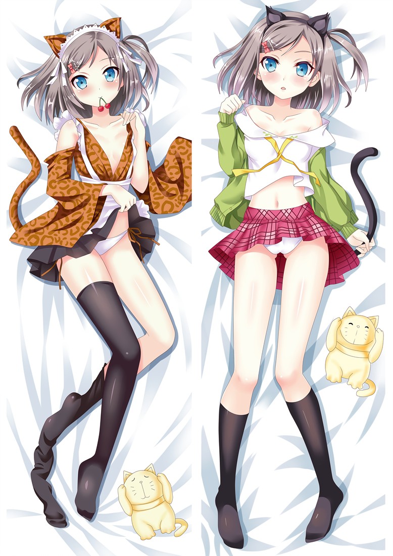 The "Hentai" Prince and the Stony Cat Tsukiko Tsutsukakushi Anime Dakimakura Pillow Cover