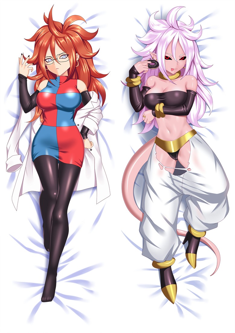 Dragon Ball FighterZ Android 21 Anime Dakimakura Pillow Cover