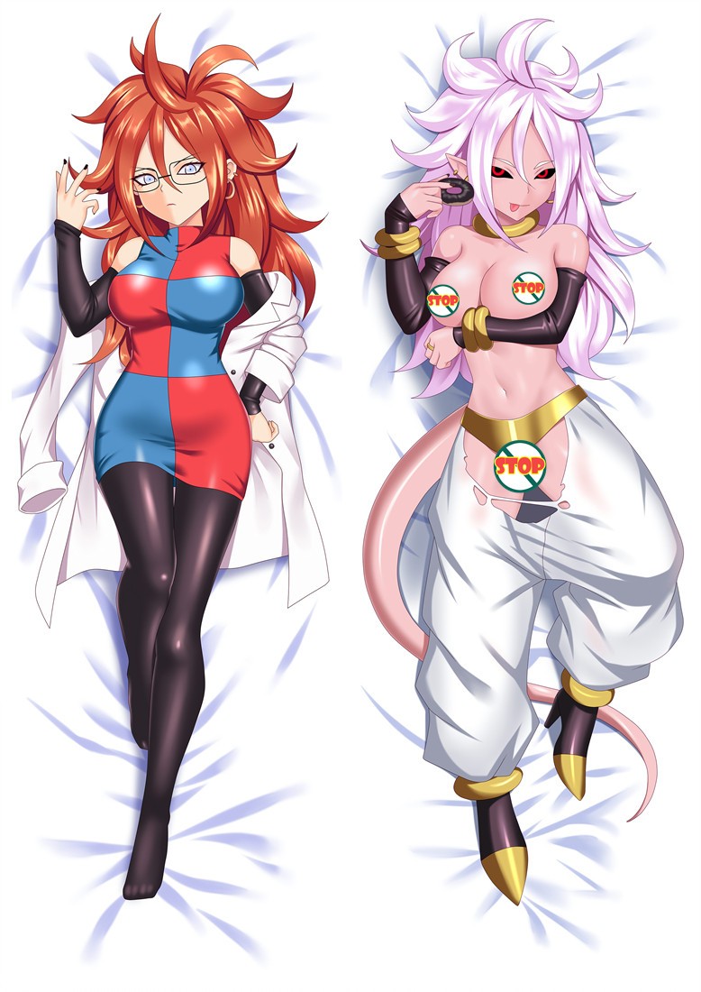 Dragon Ball FighterZ Android 21 Anime Dakimakura Pillow Cover
