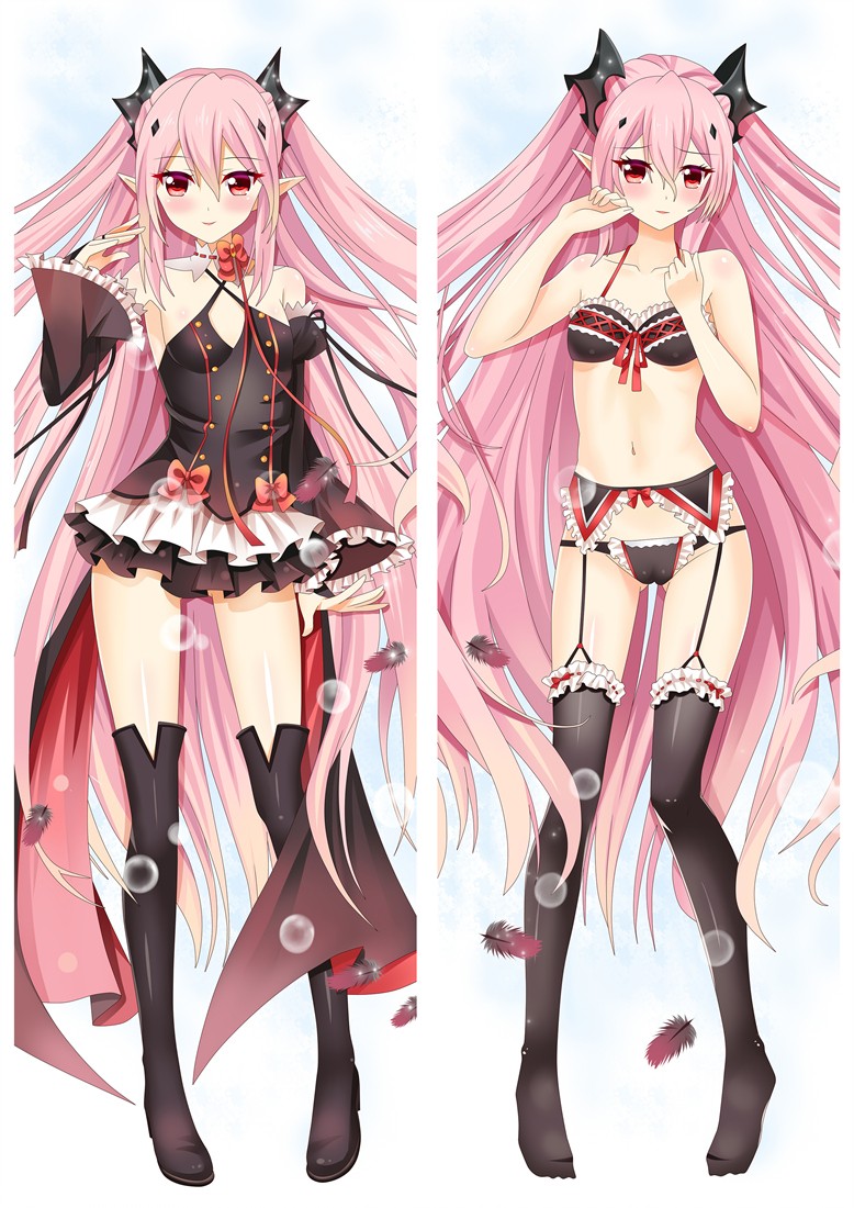 Seraph of the End Krul Tepes Anime Dakimakura Pillow Cover