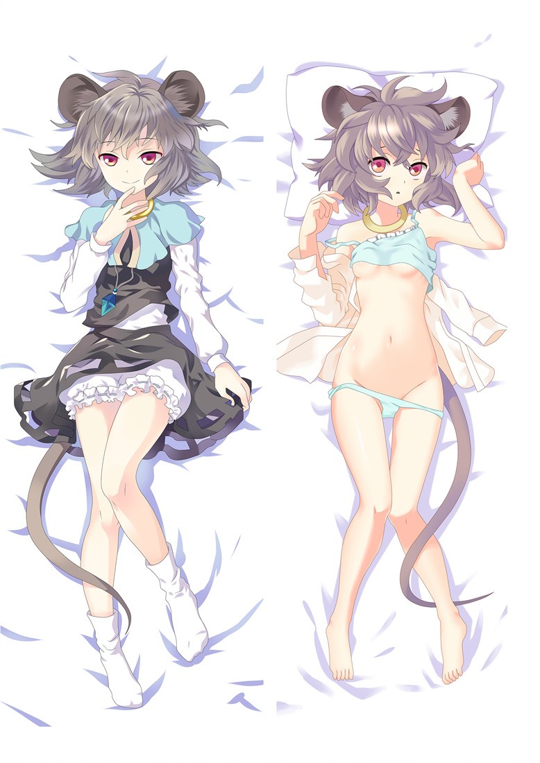TouHou Project Nazrin Anime Girl Body Pillow Case Cover