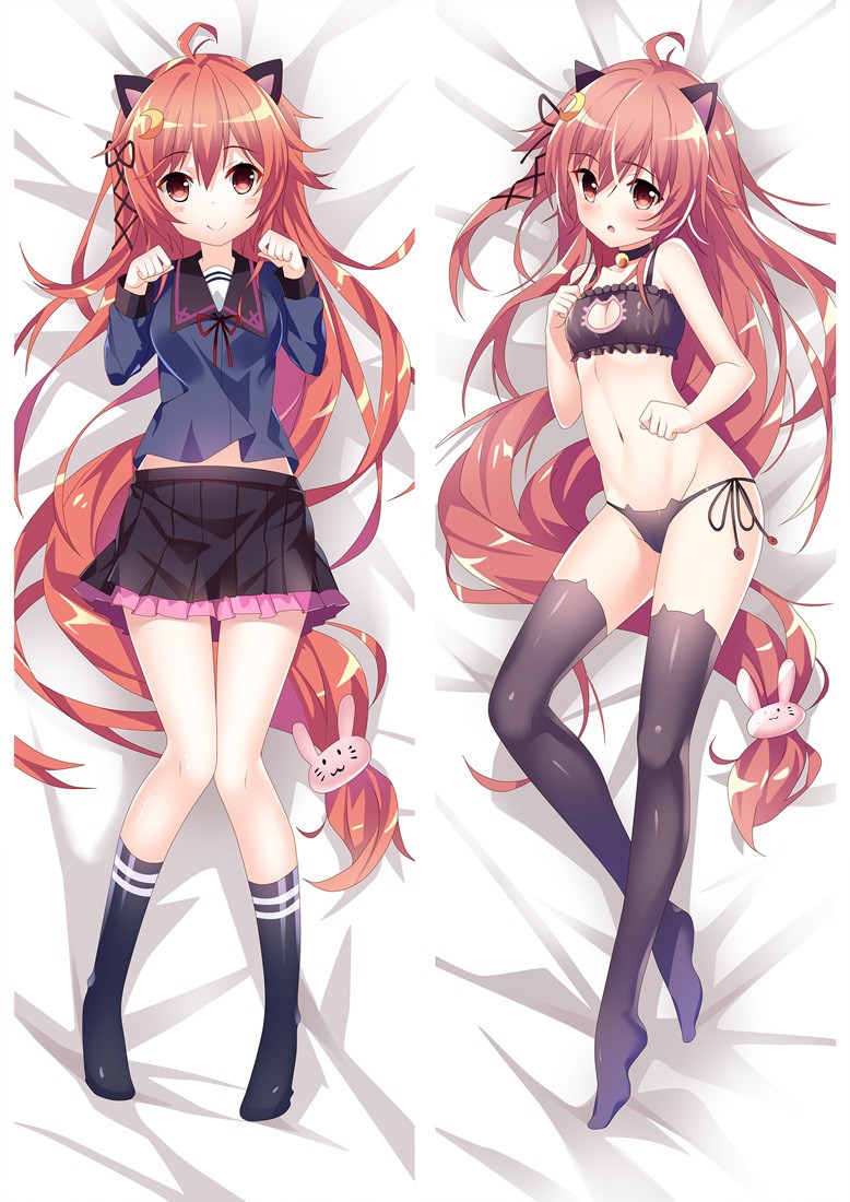 Kantai Collection Japanese destroyer Uzuki Anime Dakimakura Pillow Cover 