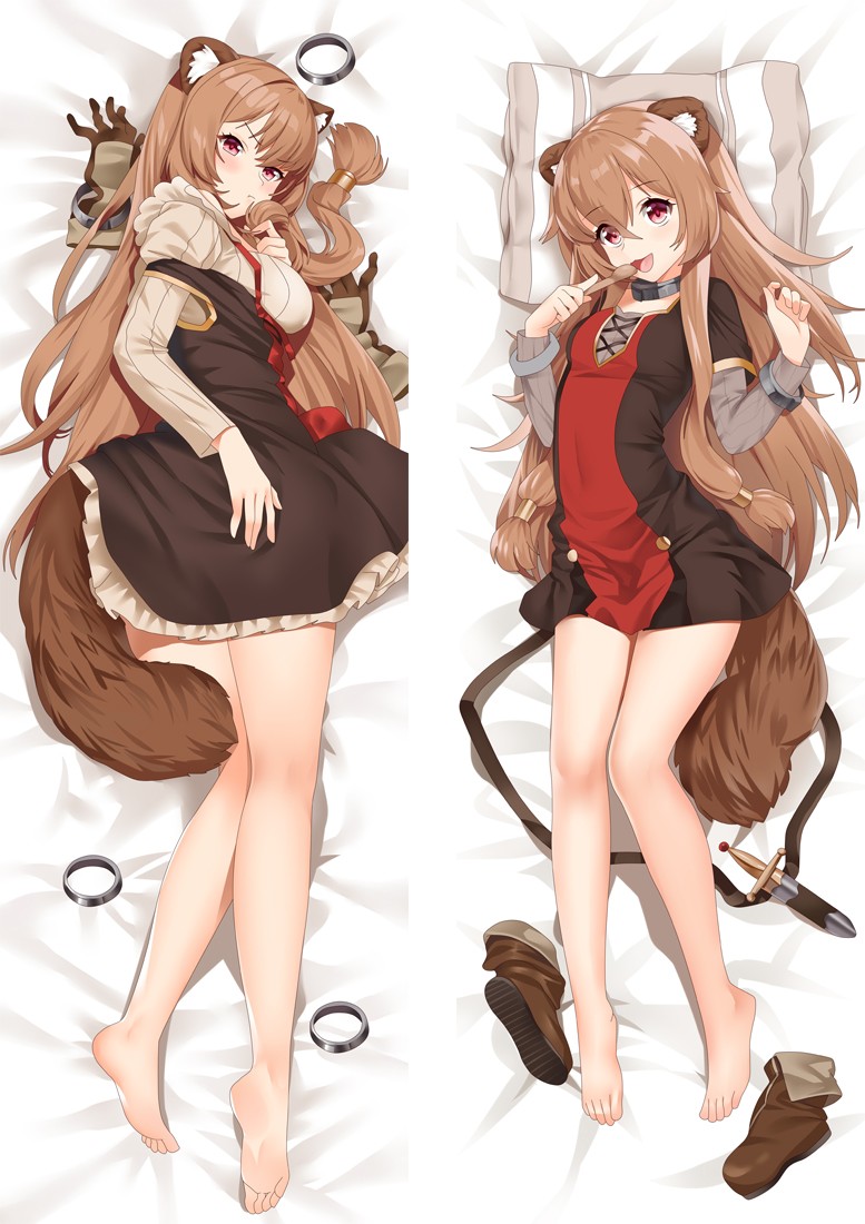 The Rising of the Shield Hero Raphtalia Anime Dakimakura Pillow Cover