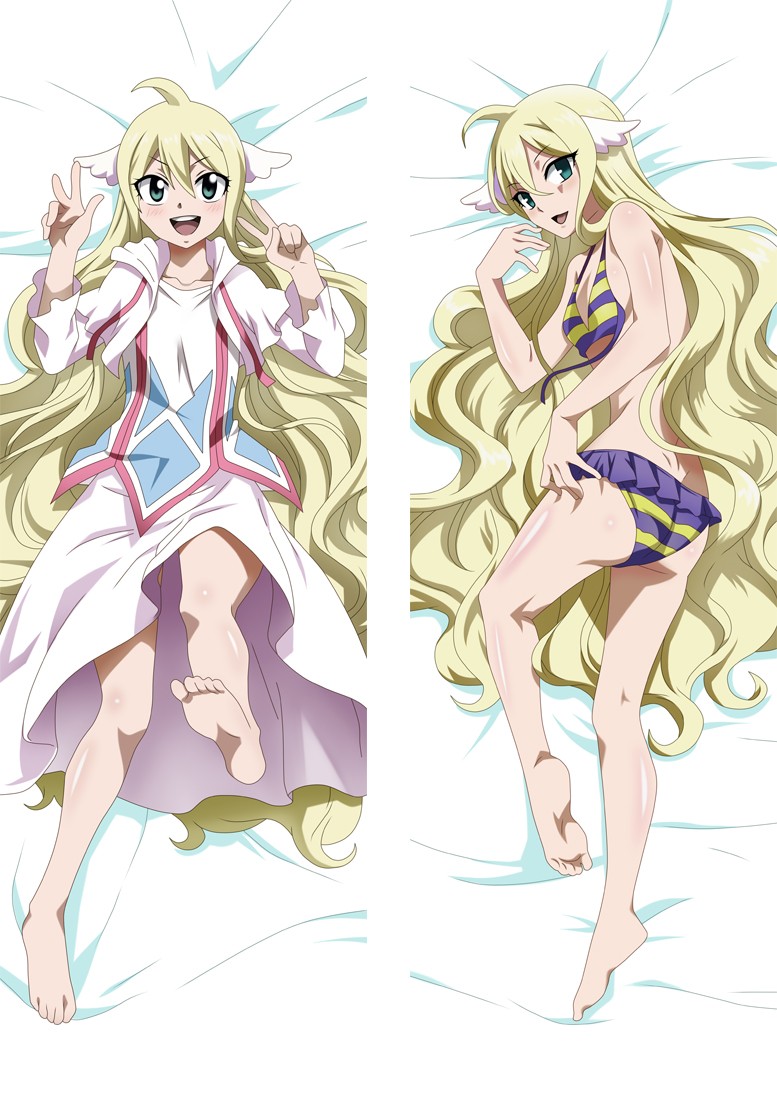 Fairy Tail Mavis Vermilion Anime Dakimakura Pillow Cover