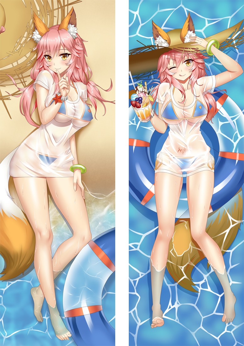 Fate/Grand Order FGO Tamamo No Mae Anime Dakimakura Pillow Cover