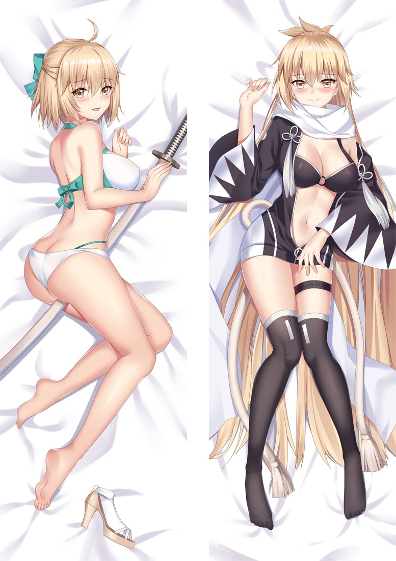 Fate/Grand Order FGO Okita Sōji Swimsuit Anime Dakimakura Pillow Cover