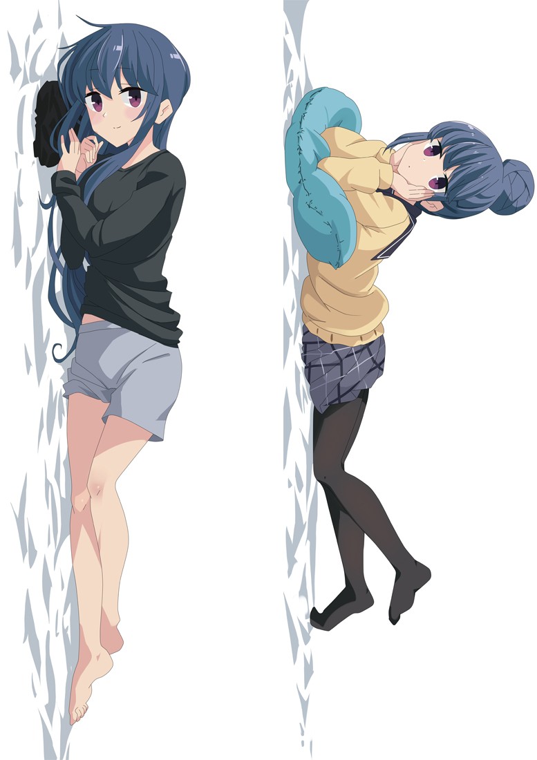 Laid-Back Camp Shima Rin Anime Dakimakura Pillow Cover