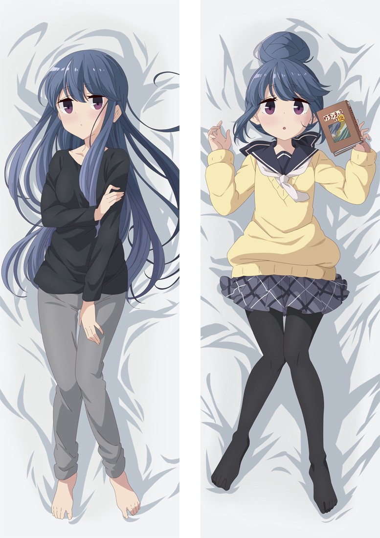 Laid-Back Camp Shima Rin Anime Dakimakura Pillow Cover