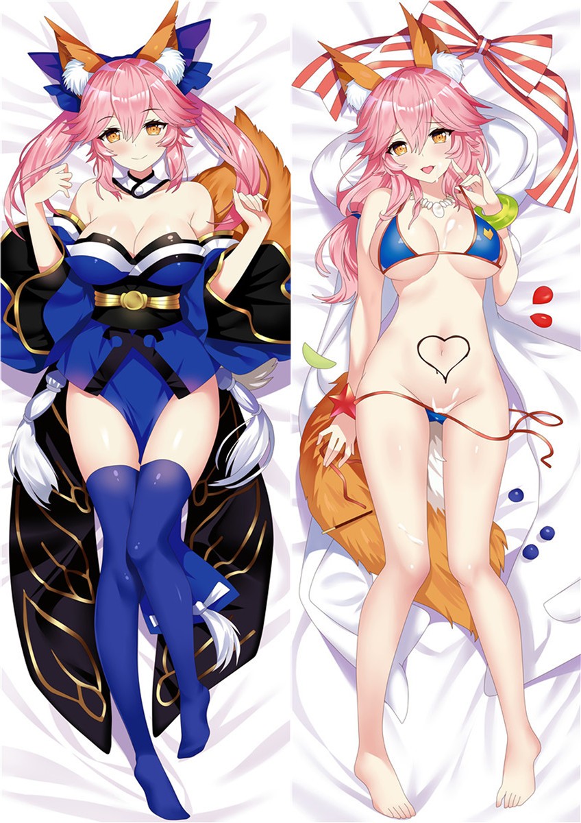 Fate/Grand Order FGO Tamamo no Mae Anime Dakimakura Pillow Cover