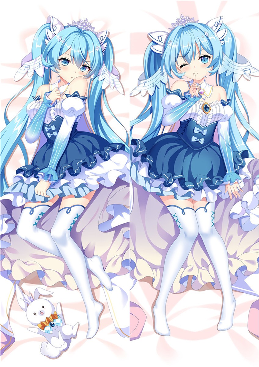 Snow Hatsune Miku Anime Dakimakura Pillow Cover