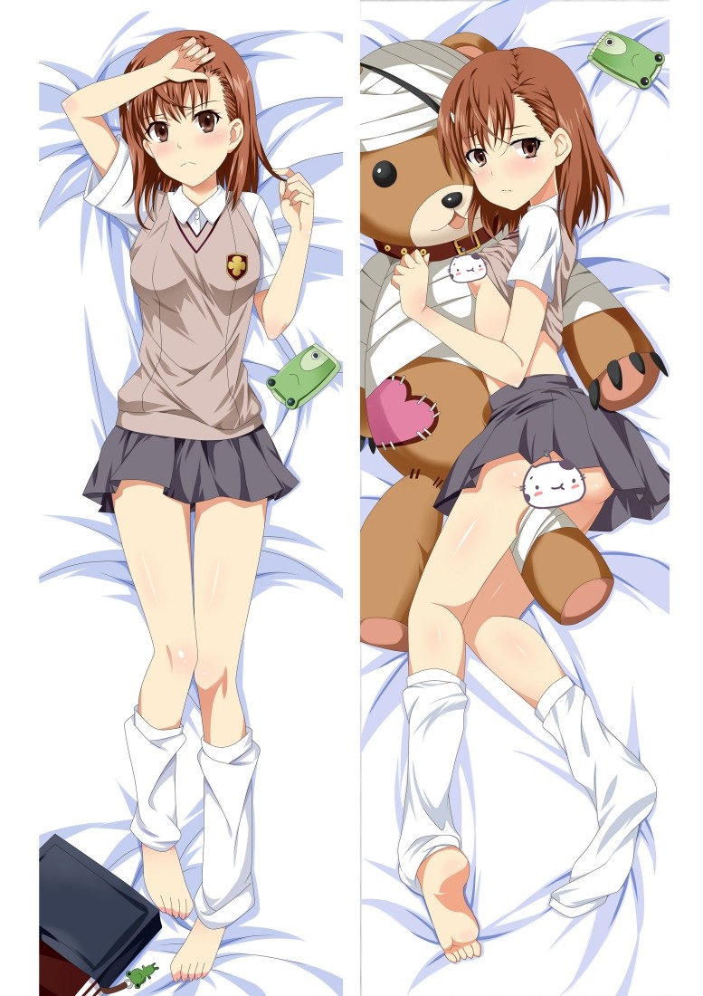 A Certain Scientific Railgun Mikoto Misaka Anime Dakimakura Pillow Cover