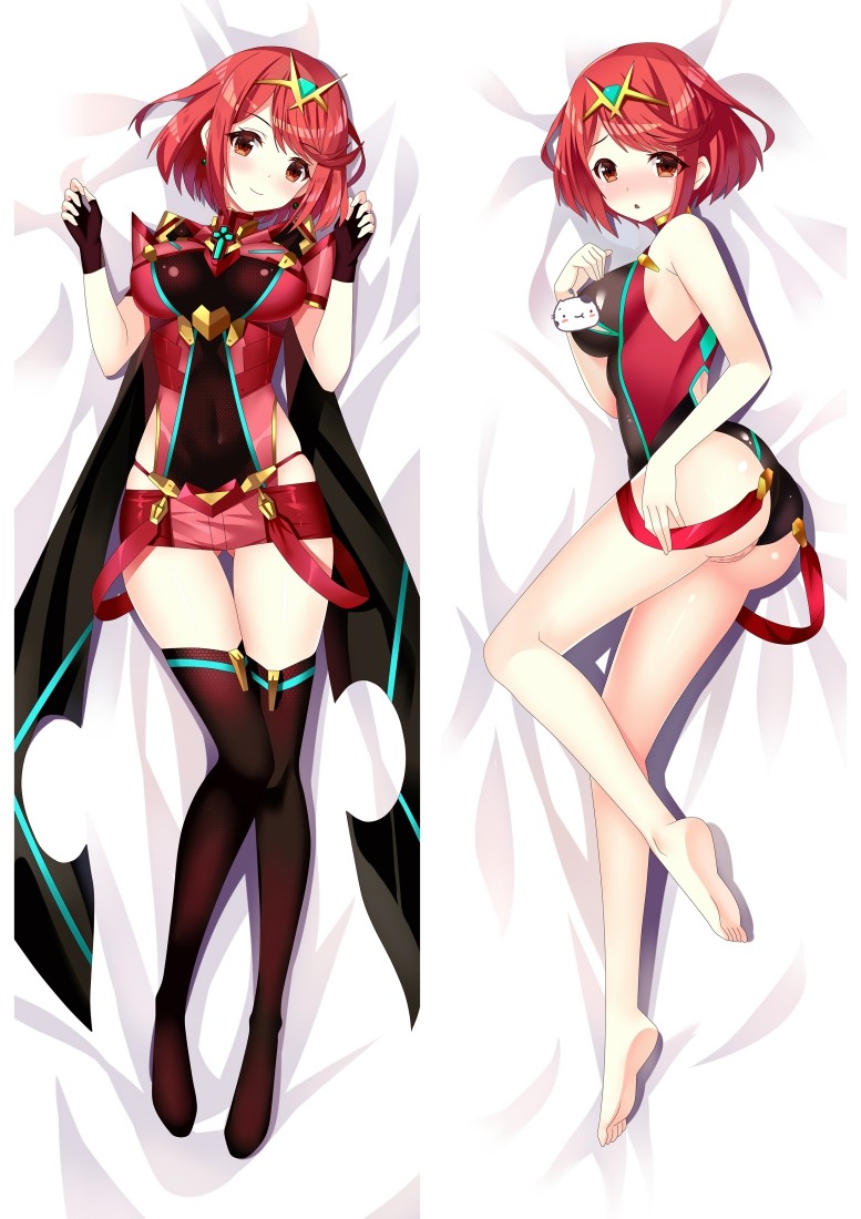 Xenoblade Chronicles 2 Homura Akemi Anime Dakimakura Pillow Cover H3876-B