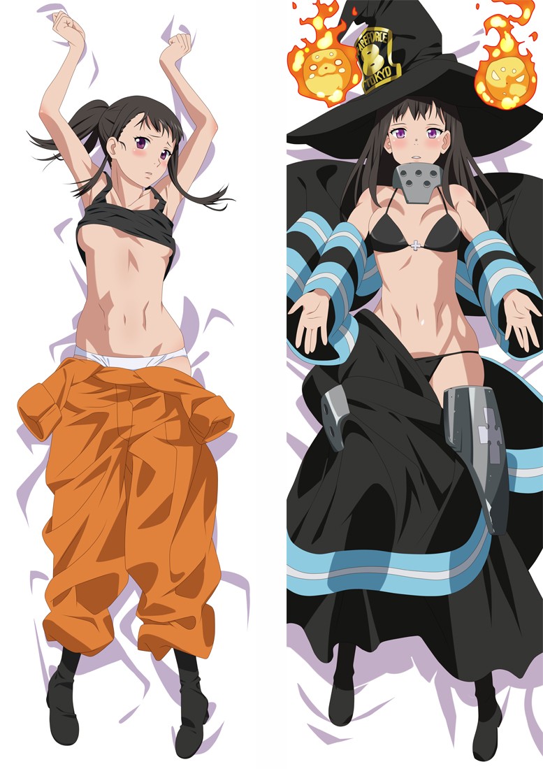 Fire Force Maki Oze Anime Dakimakura Pillow Cover H4081-A