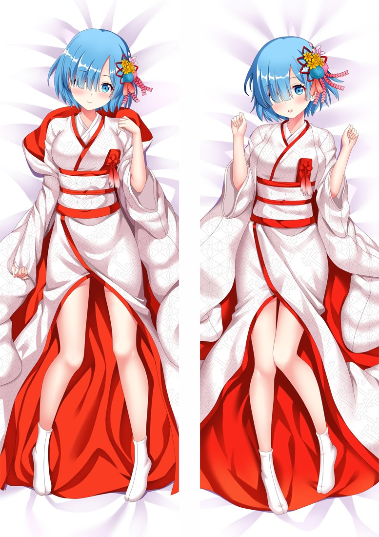 Re:Zero − Starting Life in Another World Rem Anime Dakimakura Pillow Cover