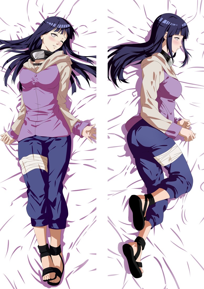 Naruto Hinata Hyuga Anime Dakimakura Pillow Cover