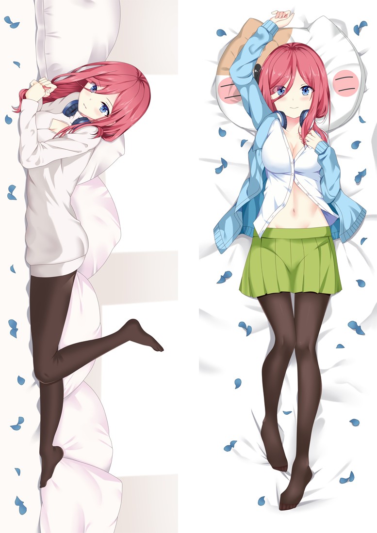 The Quintessential Quintuplets Nakano Miku Anime Dakimakura Pillow Cover