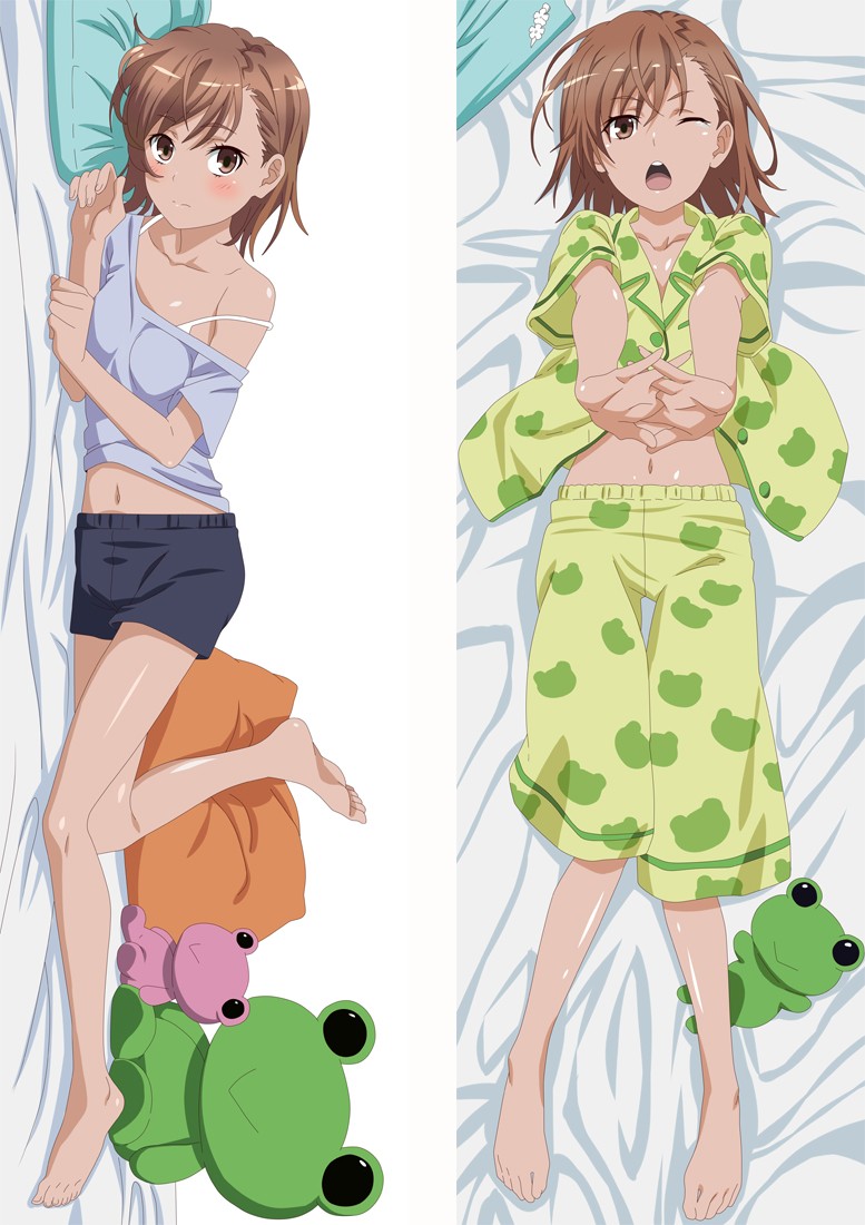 A Certain Scientific Railgun Mikoto Misaka Anime Dakimakura Pillow Cover H4029