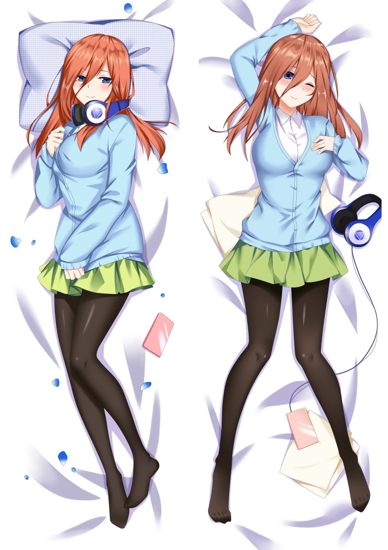 The Quintessential Quintuplets Nakano Miku Anime Dakimakura Pillow Cover H3924-A
