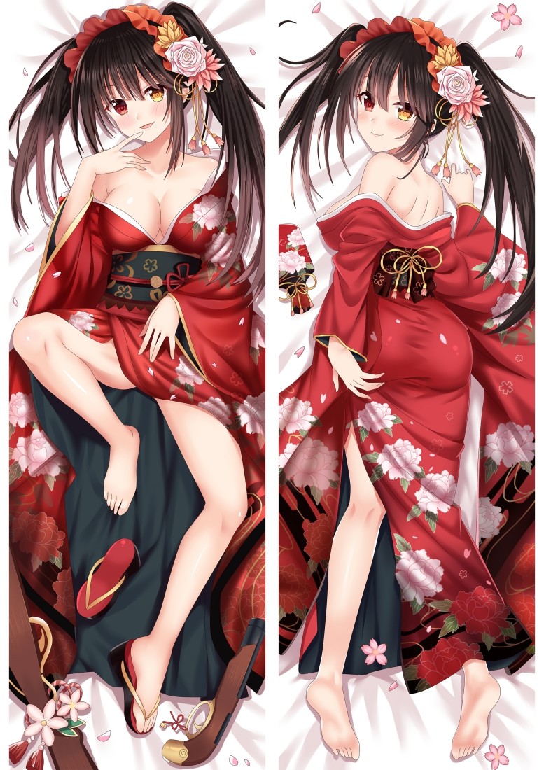 Date A Live Nightmare Tokisaki Kurumi Anime Dakimakura Pillow Cover