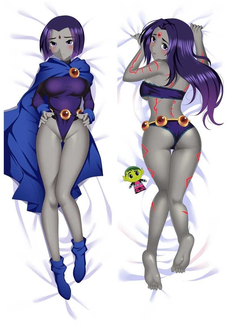 Teen Titans Raven Anime Dakimakura Pillow Cover