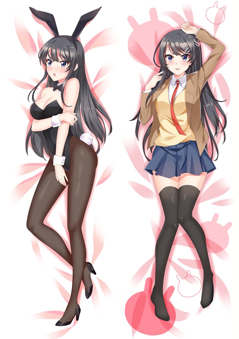 Rascal Does Not Dream of Bunny Girl Senpai Anime Dakimakura Pillow Cover H3886-A