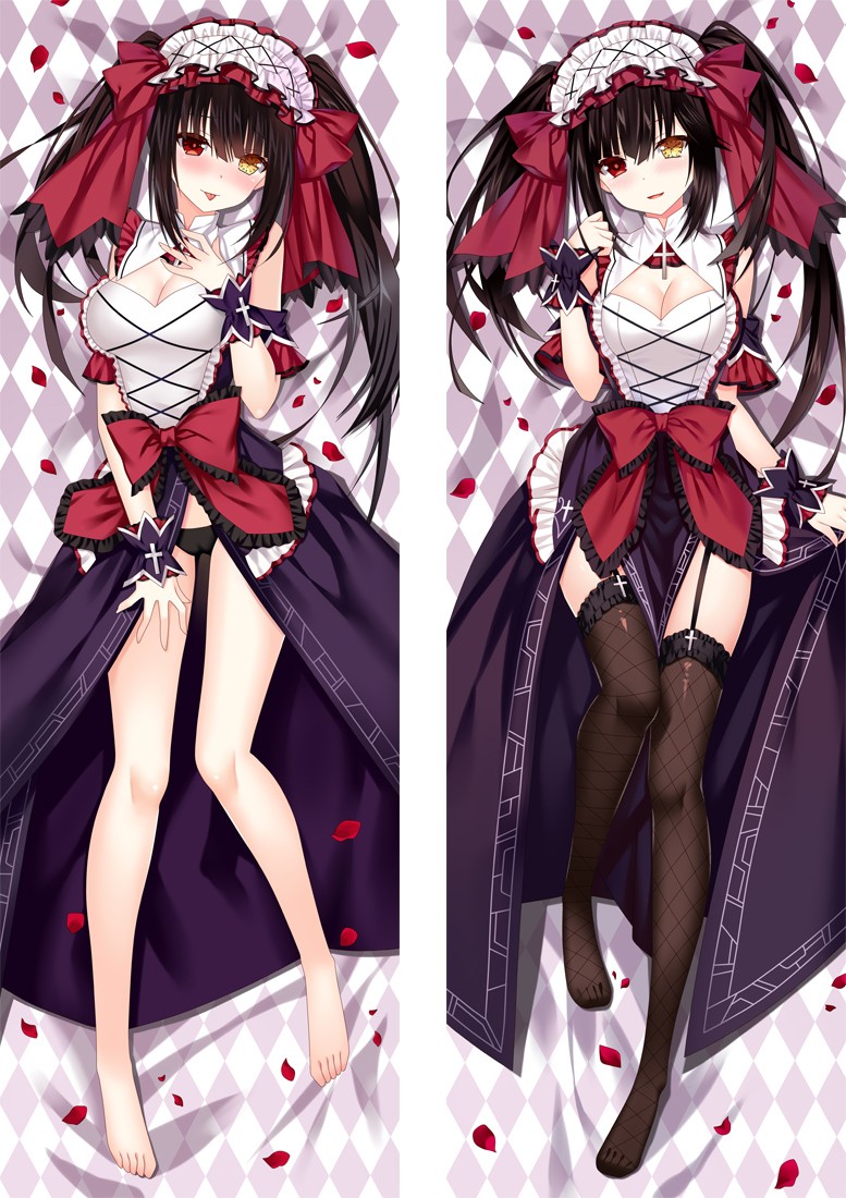 Date A Live Nightmare Tokisaki Kurumi Anime Dakimakura Pillow Cover