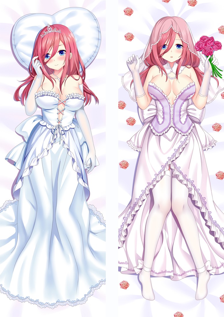 The Quintessential Quintuplets Nakano Miku Anime Dakimakura Pillow Cover