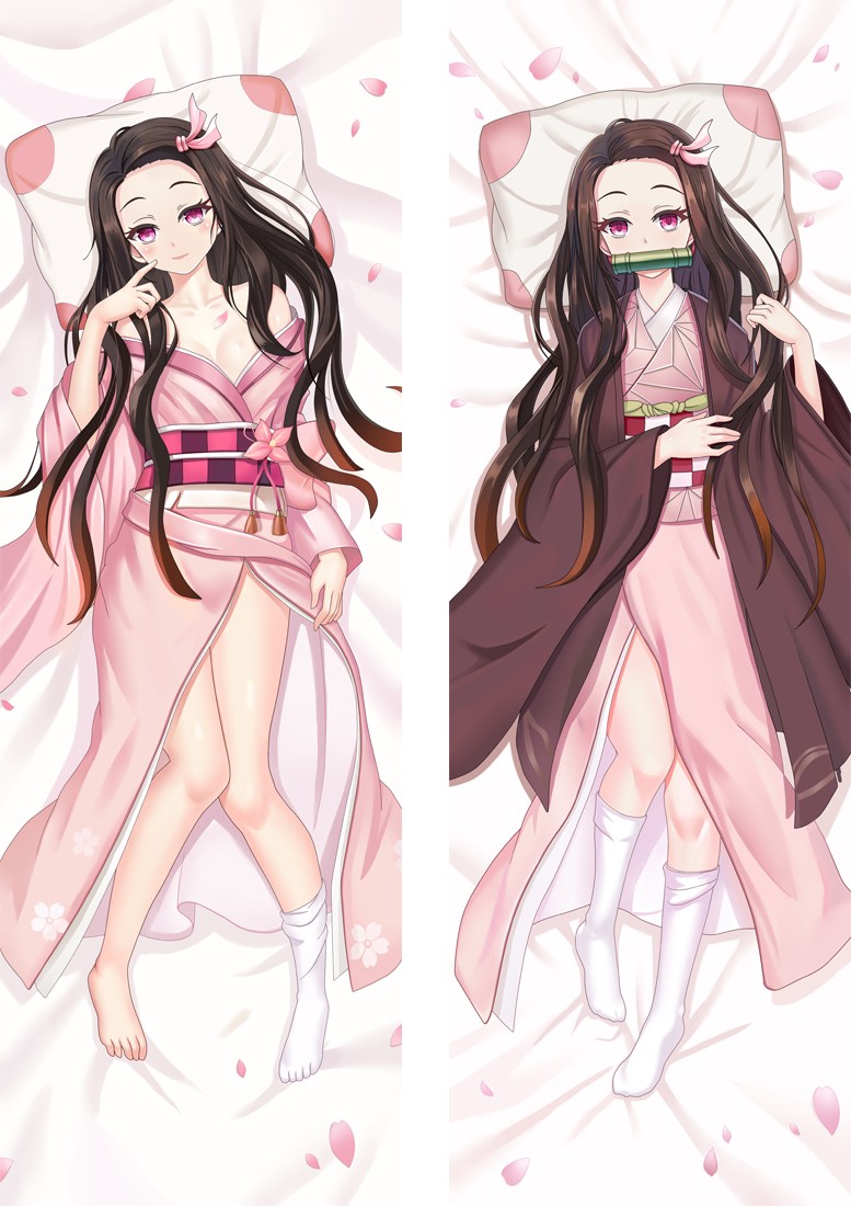 Demon Slayer: Kimetsu no Yaiba Kamado Nezuko Anime Dakimakura Pillow Cover