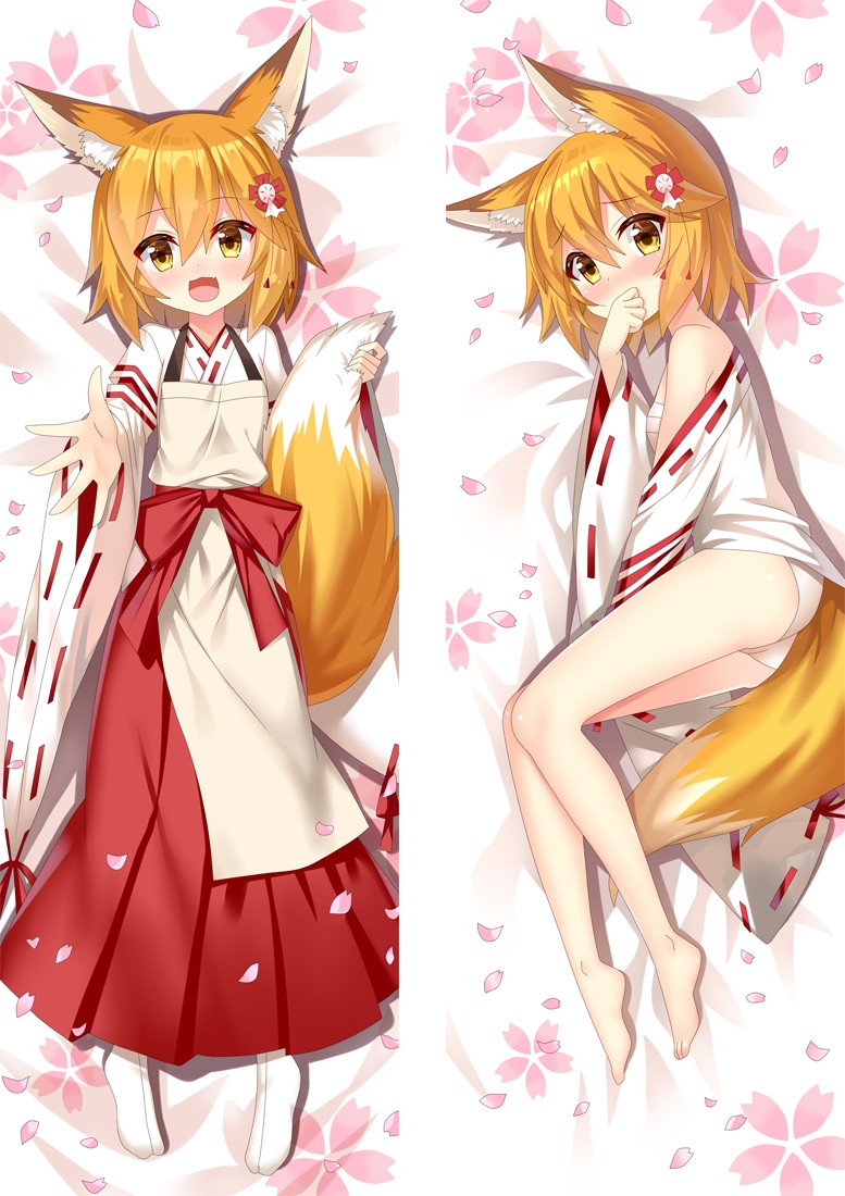 Sewayaki Kitsune no Senko-san Senko Anime Dakimakura Pillow Cover H3960-A