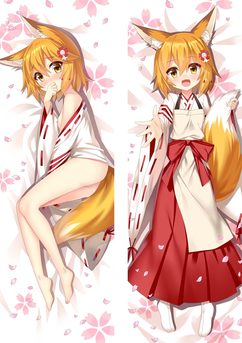 Sewayaki Kitsune no Senko-san Senko Anime Dakimakura Pillow Cover H3960-B