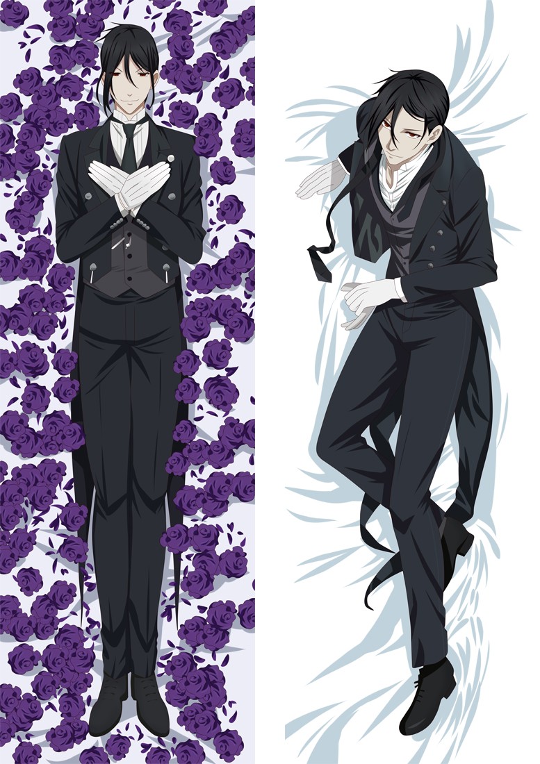 Black Butler Sebastian Anime Dakimakura Pillow Cover