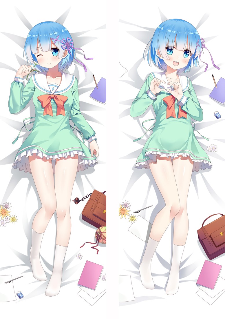 Re:Zero − Starting Life in Another World Rem Anime Dakimakura Pillow Cover