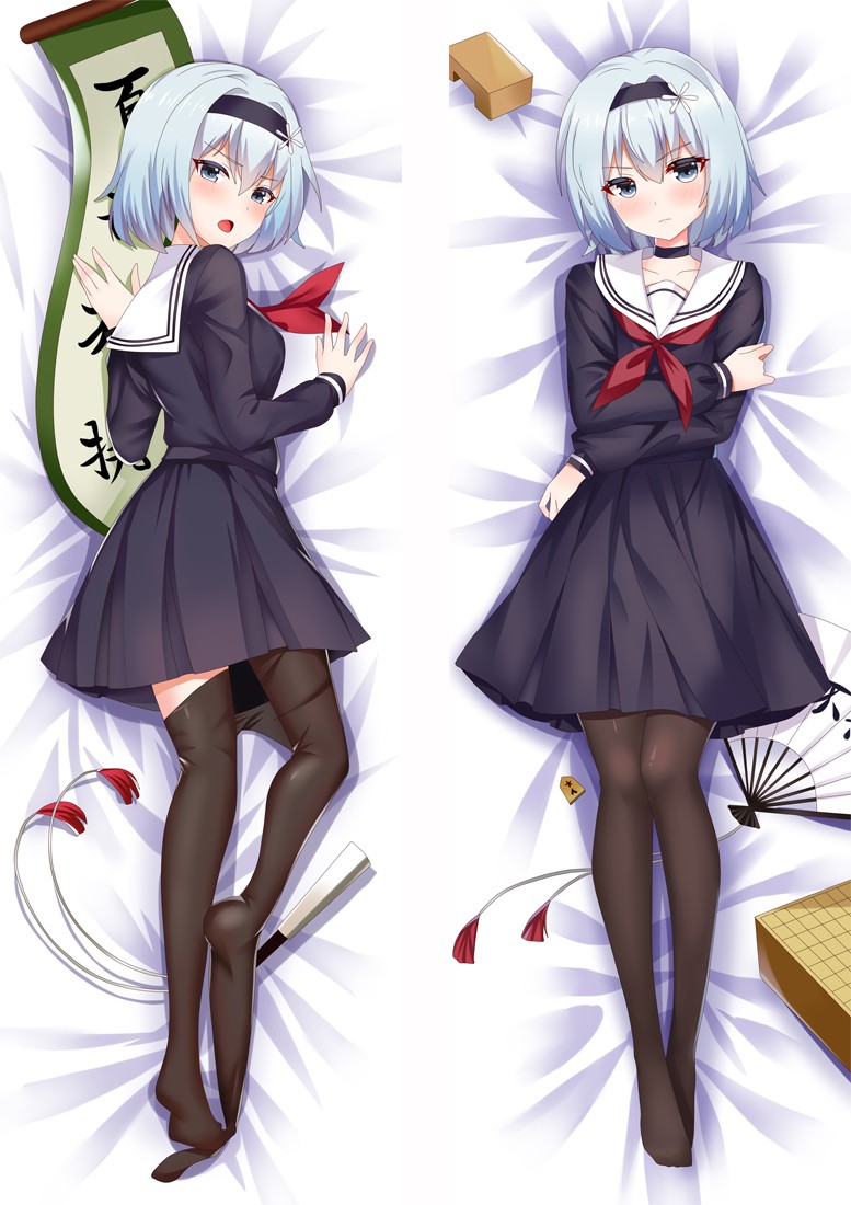 The Ryuo's Work is Never Done! Sora Ginko Anime Dakimakura Pillow Cover