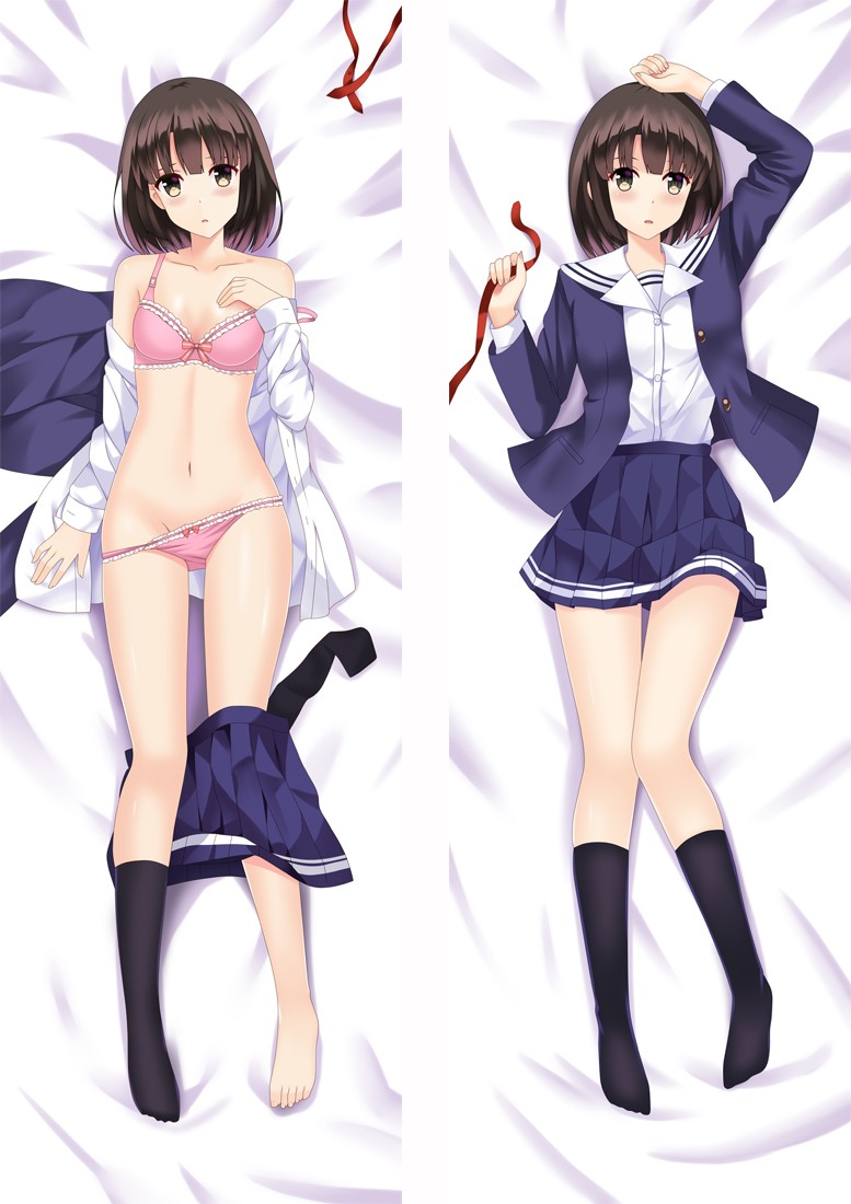 Saekano: How to Raise a Boring Girlfriend Megumi Katou Anime Dakimakura Pillow Cover 