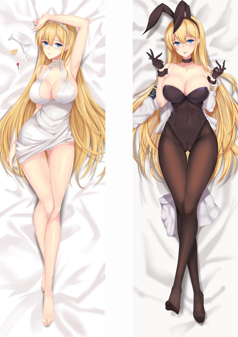 Azur Lane North Carolina Anime Dakimakura Pillow Cover