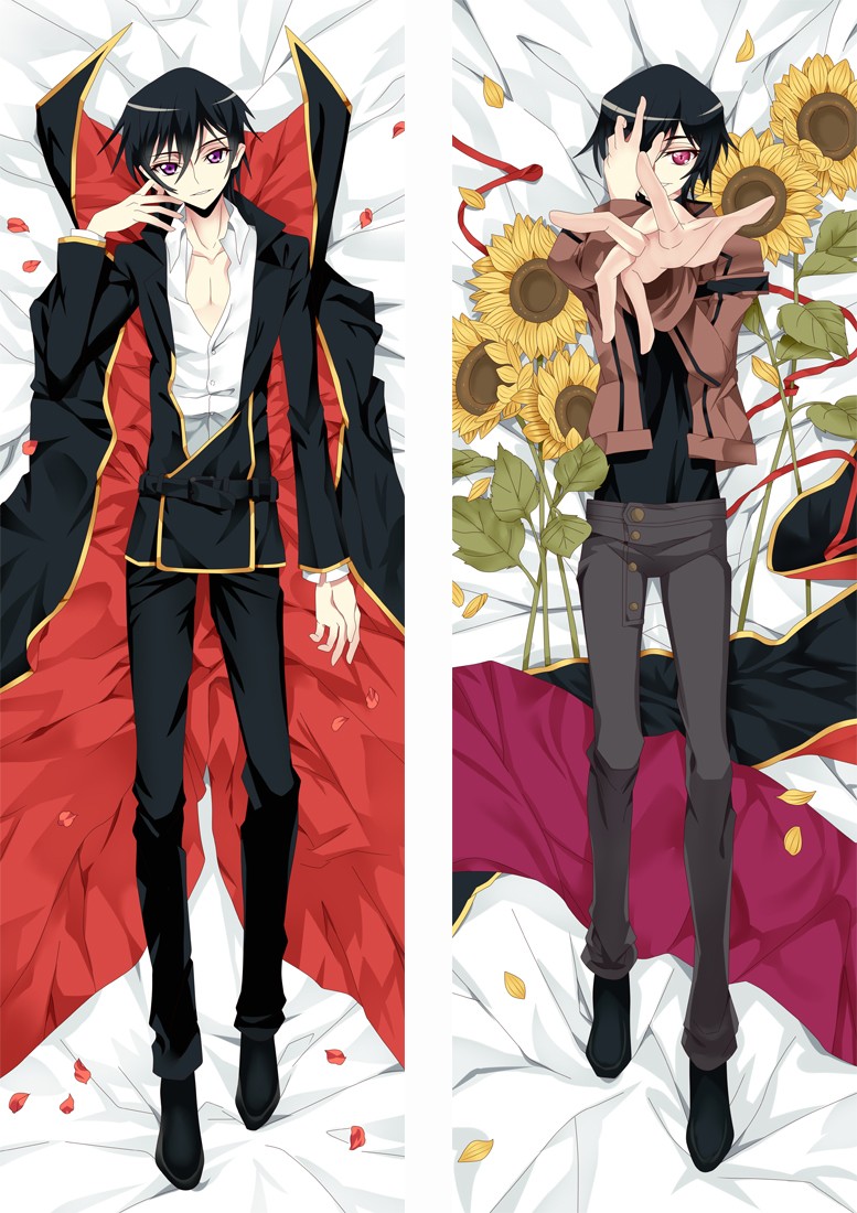 Code Geass Lelouch Lamperouge Anime Dakimakura Pillow Cover