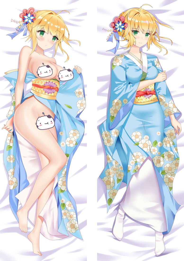 Fate/Grand Order FGO Arutoria Pendoragon Archer saber Anime Dakimakura Pillow Cover