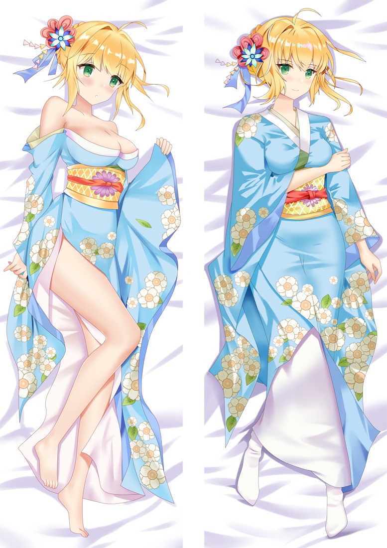 Fate/Grand Order FGO Arutoria Pendoragon Archer saber Anime Dakimakura Pillow Cover H3922