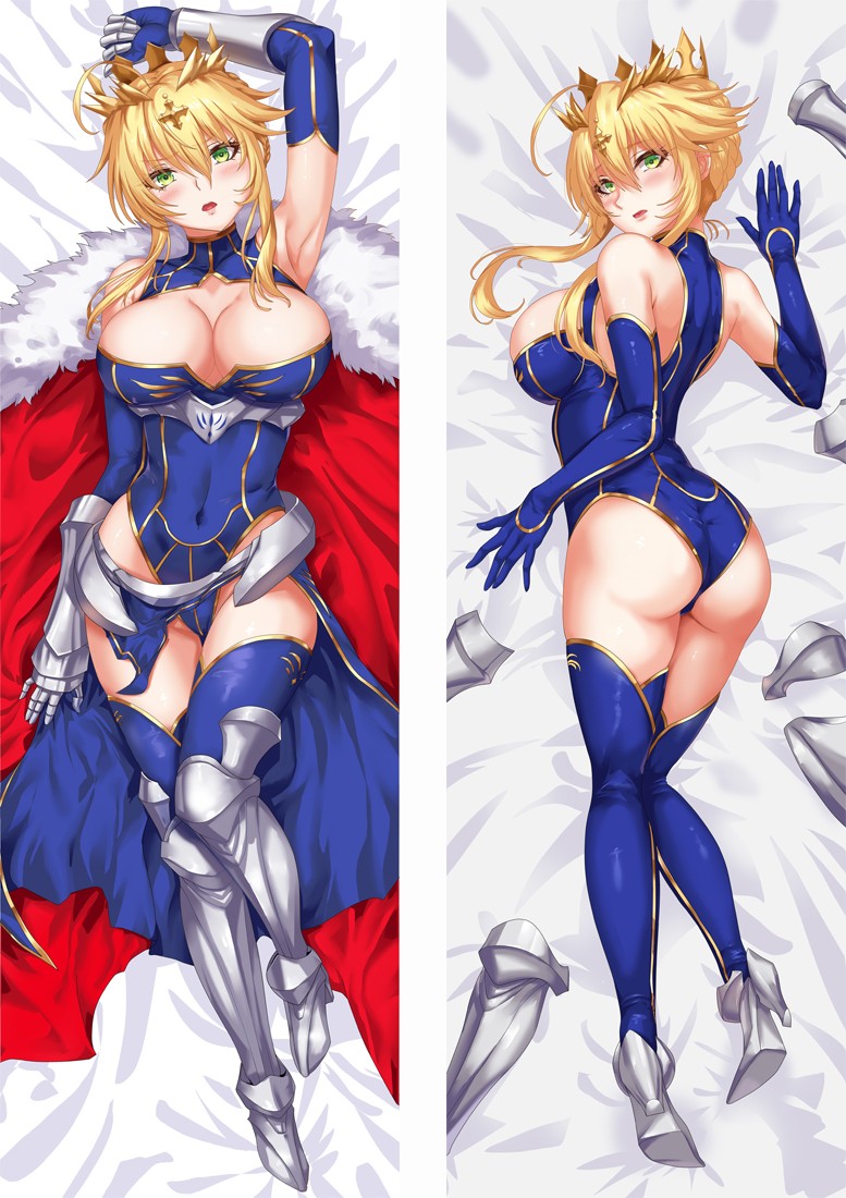 Fate/Grand Order Altria Pendragon Lancer Anime Dakimakura Pillow Cover