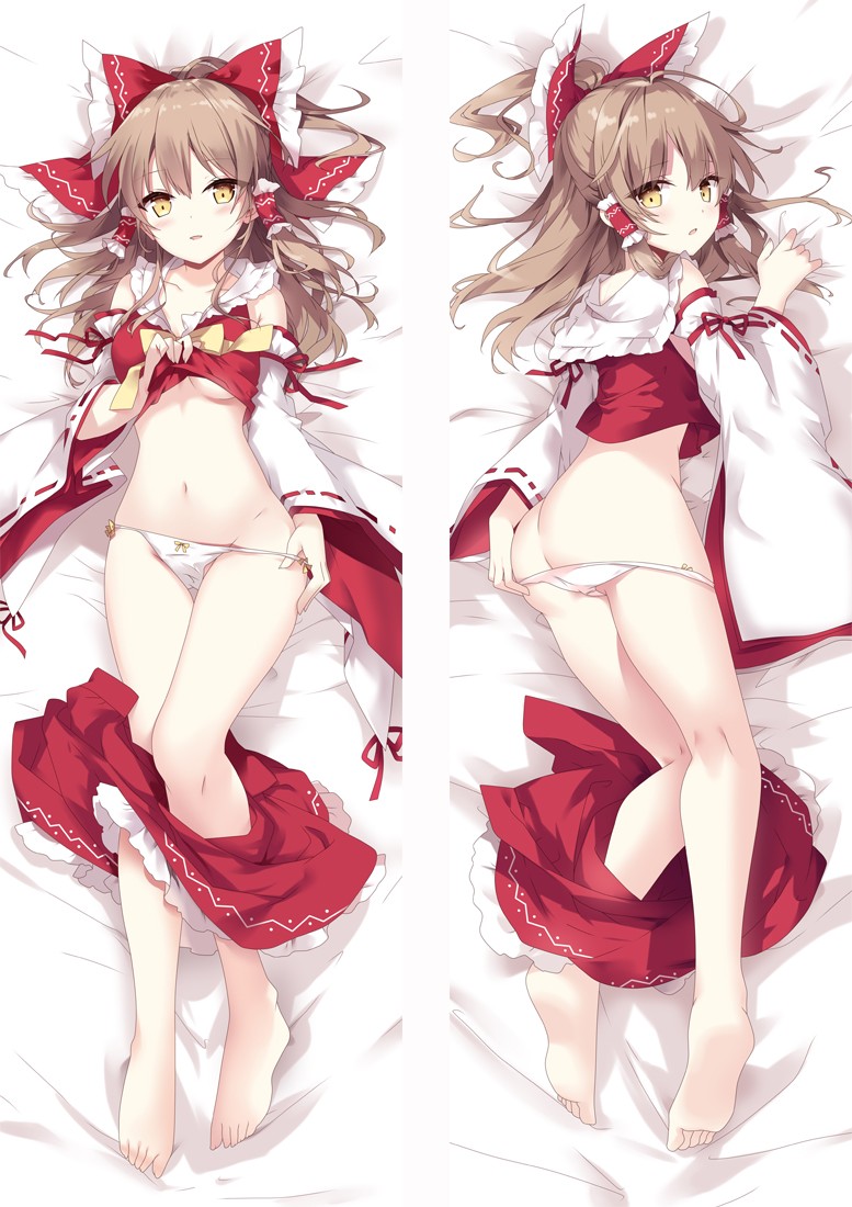 TouHou Project Hakurei Reimu Anime Dakimakura Pillow Cover