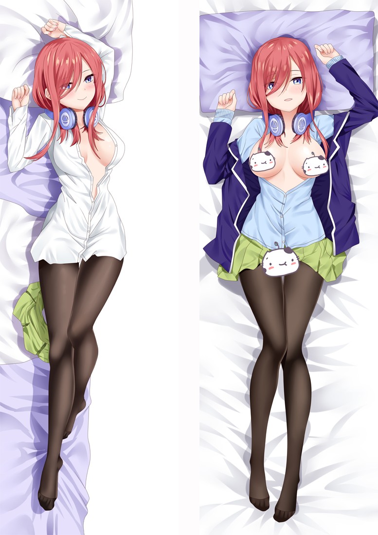 The Quintessential Quintuplets Nakano Miku Anime Dakimakura Pillow Cover