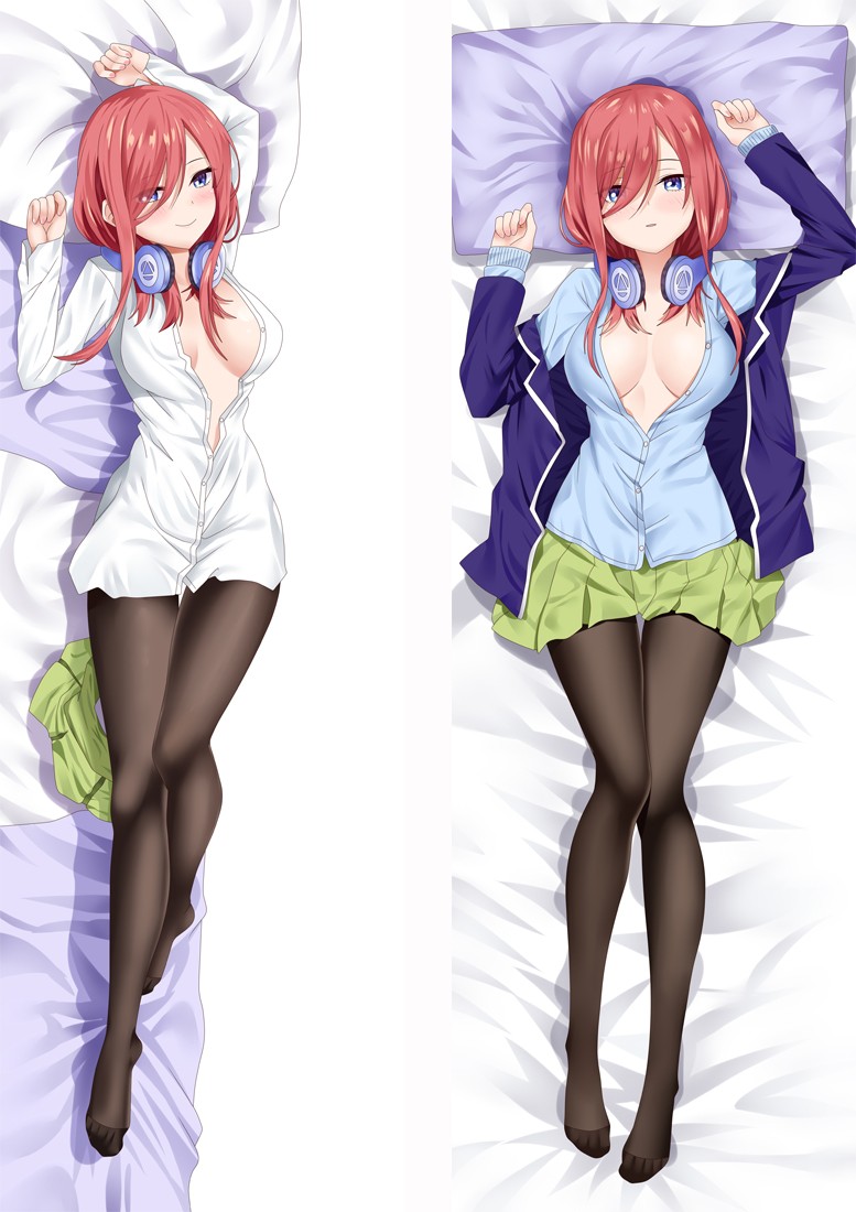 The Quintessential Quintuplets Nakano Miku Anime Dakimakura Pillow Cover