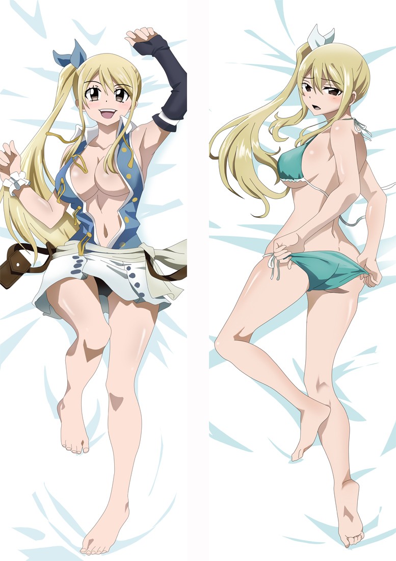 Fairy Tail Lucy Heartfilia Anime Dakimakura Pillow Cover