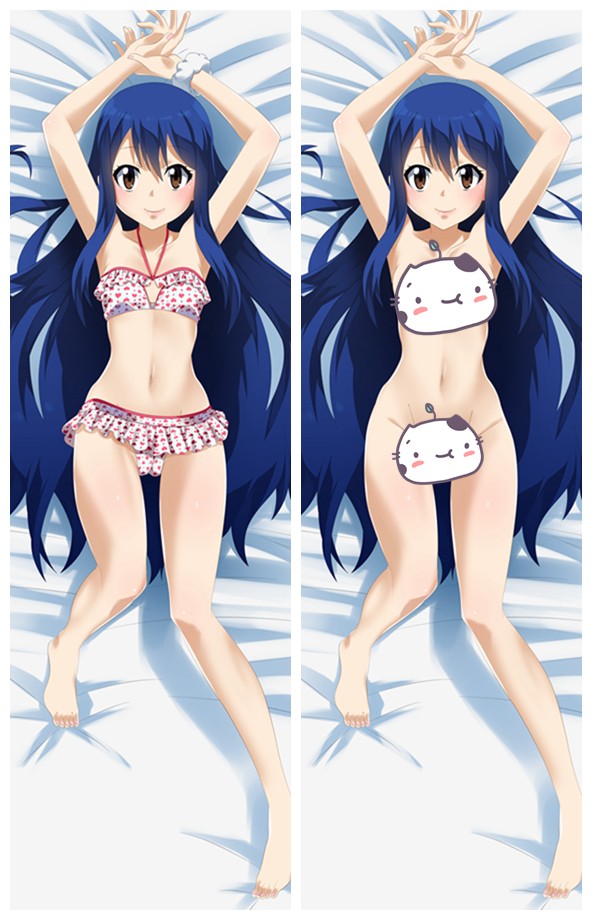 Fairy Tail Wendy Marvell Anime Dakimakura Body Pillow Cover