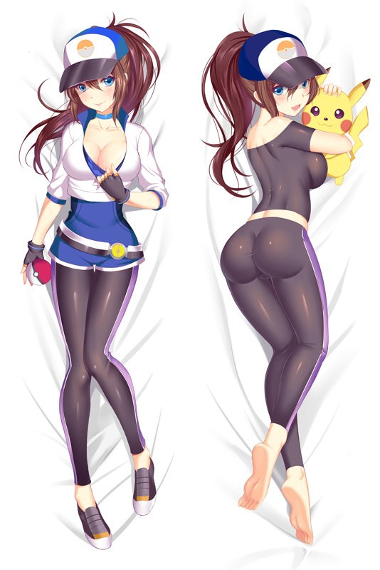 Pokemon Go Mystic Trainer Anime Dakimakura Japanese Pillow Cover  