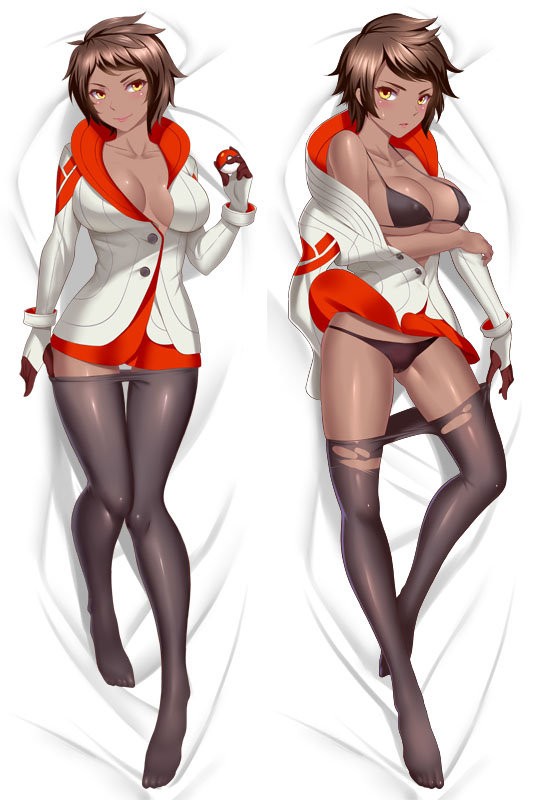 Pokemon Go Team Leader Valor Anime Dakimakura Japanese Pillow Cover  