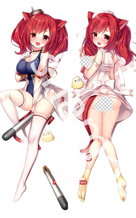 Azur Lane Eldridge Laffey HMS Belfast I19 Anime Dakimakura Pillow Cover