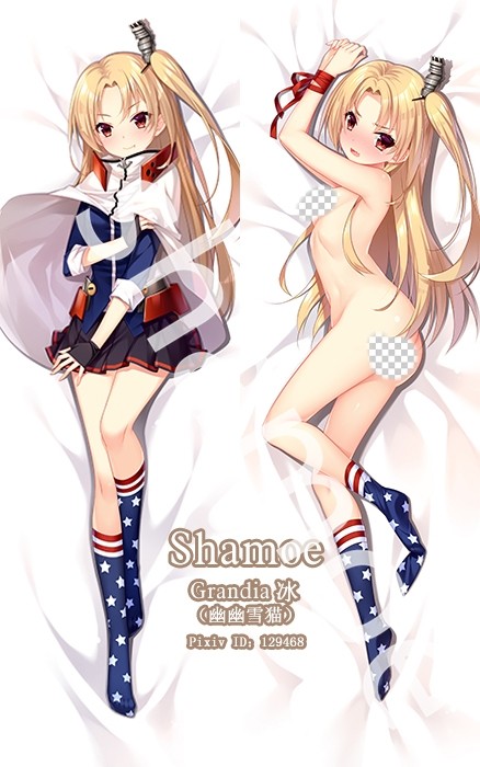 Azur Lane USS Cleveland (CL-55) Anime Dakimakura Pillow Cover