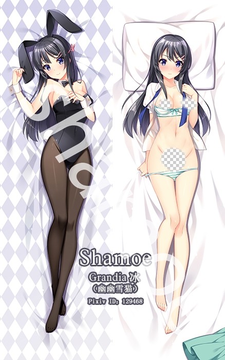 Rascal Does Not Dream of Bunny Girl Senpai Anime Dakimakura Pillow Cover