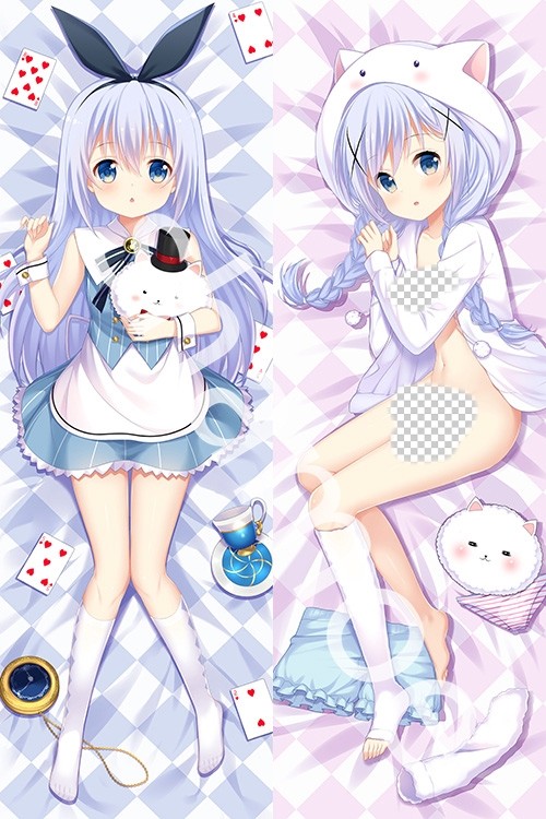 Is the Order a Rabbit? Kafuu Chino Anime Dakimakura Pillow Cover